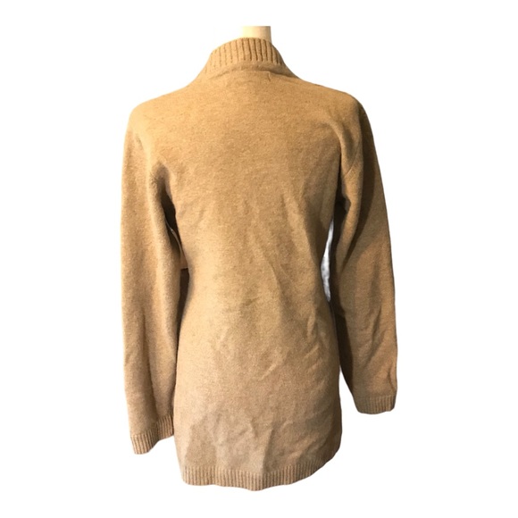 Oxford Lambswool Long Cardigan - Picture 2 of 10